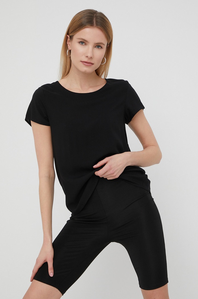 Mikica Vila Brez vzorca črna 14067404.Black