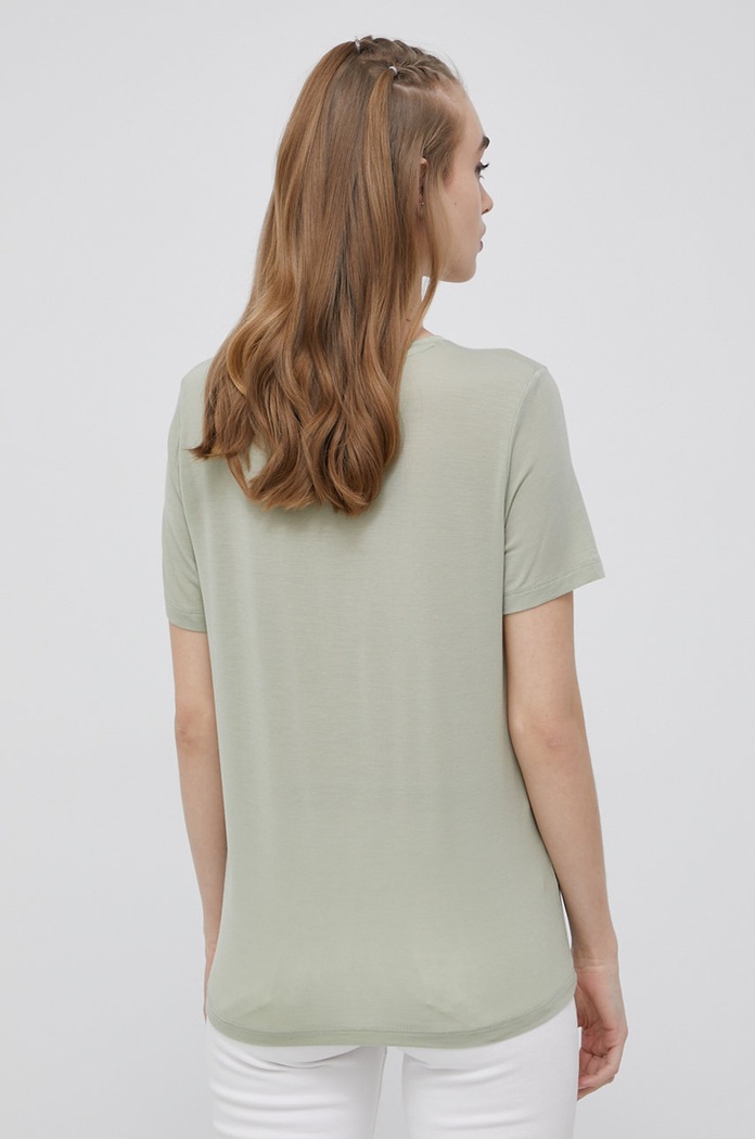 Odzież Vero Moda T-shirt 10243880.DesertSage zielony