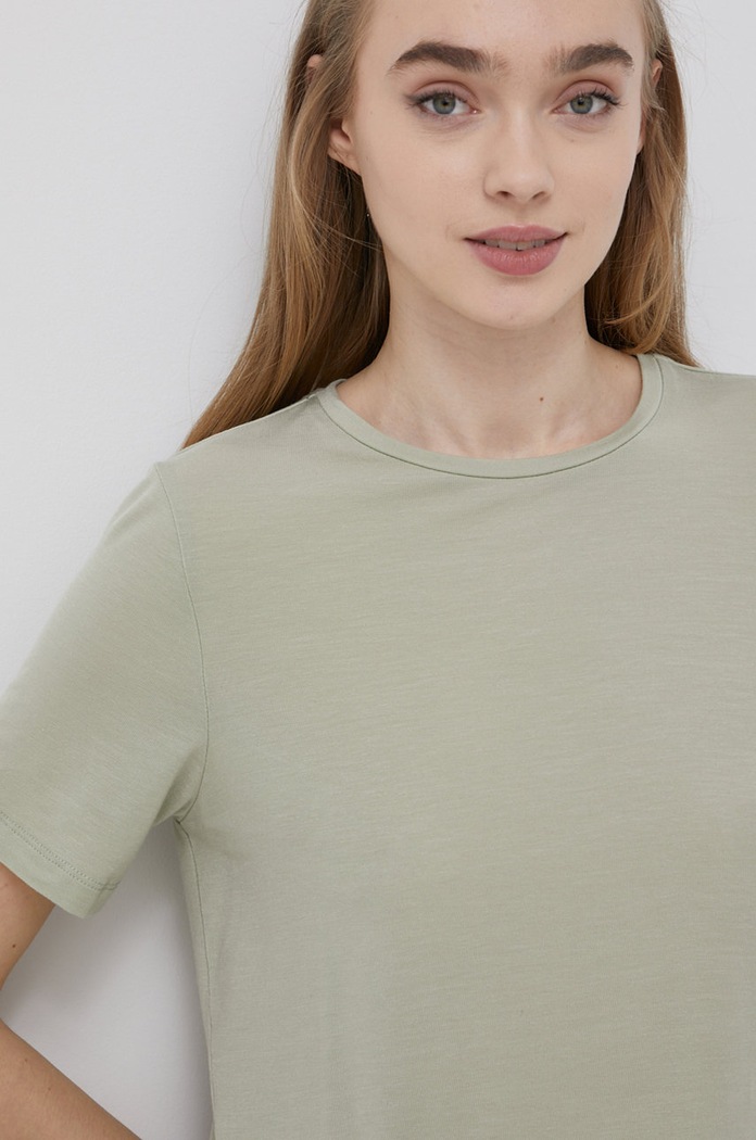 T-shirt Vero Moda 10243880.DesertSage zielony