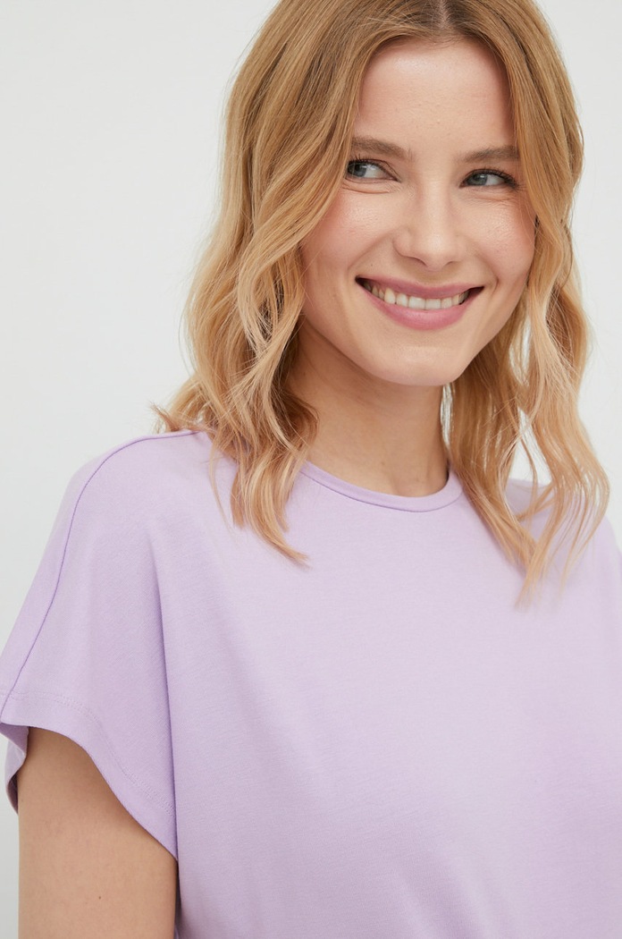 JDY t-shirt fioletowy 15257232.Lavendula