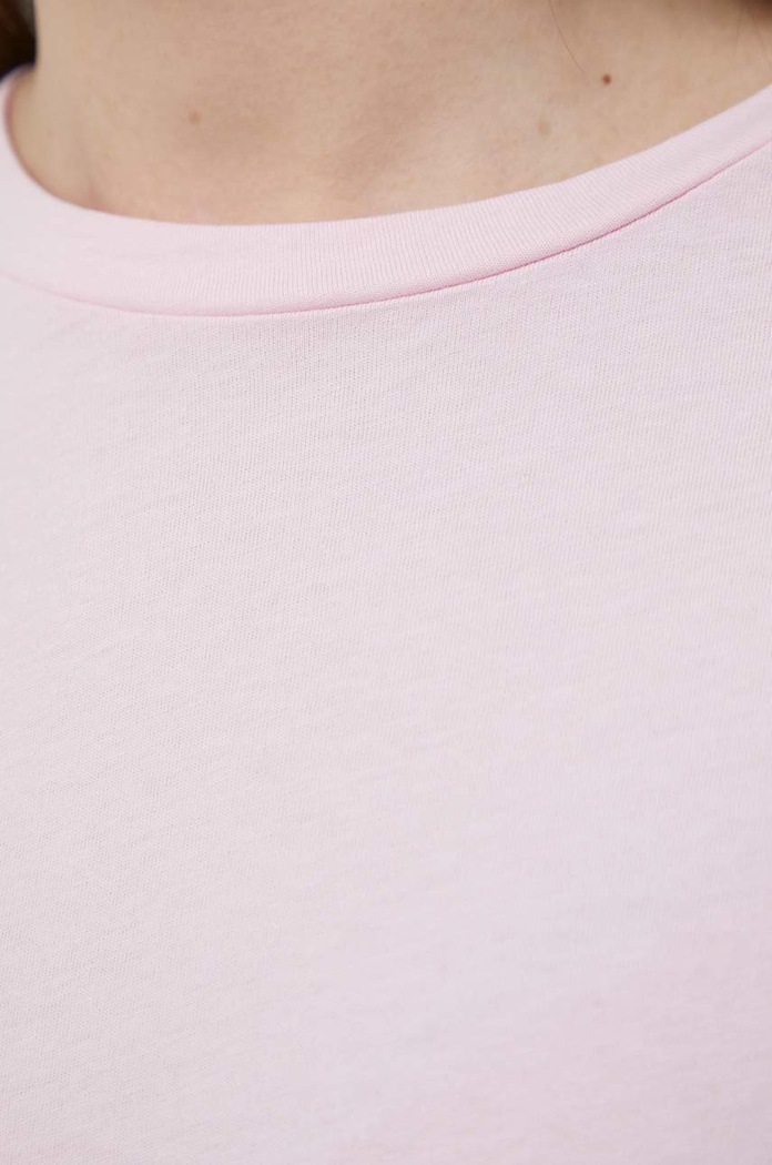 Vero Moda t-shirt bawełniany 10266756.ParfaitPin różowy