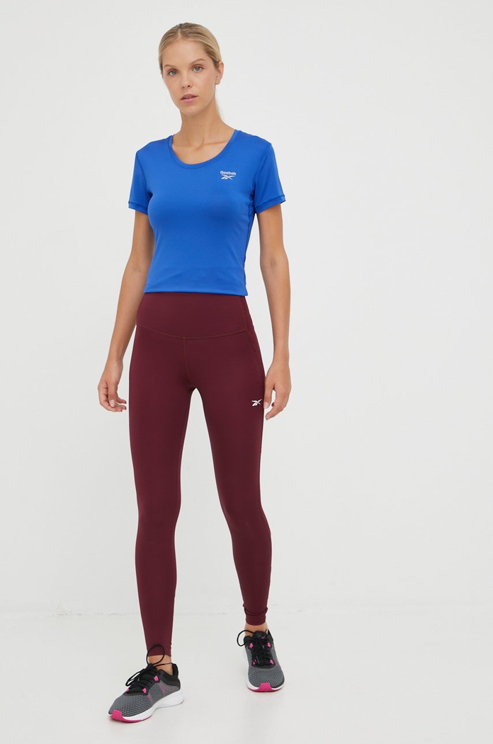 Ρούχα Μπλουζάκι προπόνησης Reebok Rani F9765 μπλε