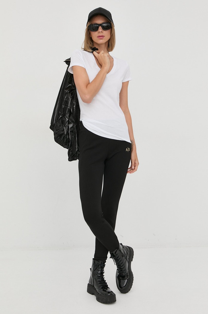 Bavlnené tričko Armani Exchange 8NYTDH.YJ16Z.NOS biela NC00
