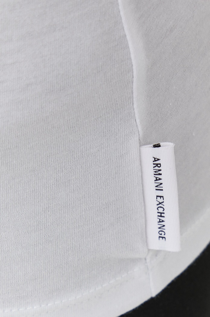 Bavlnené tričko Armani Exchange 8NYTDH.YJ16Z.NOS biela