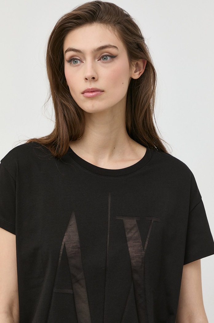 Majica kratkih rukava Armani Exchange crna 8NYTHX.YJ8XZ.NOS