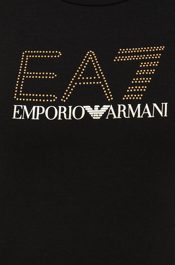 Tričko EA7 Emporio Armani 8NTT24.TJ2HZ.NOS černá