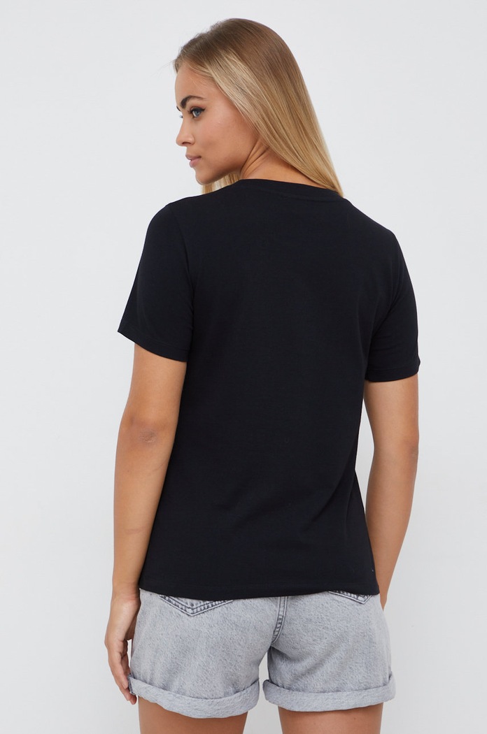 Oblačila Bombažna kratka majica Emporio Armani 8N2T92.2J87Z.NOS črna