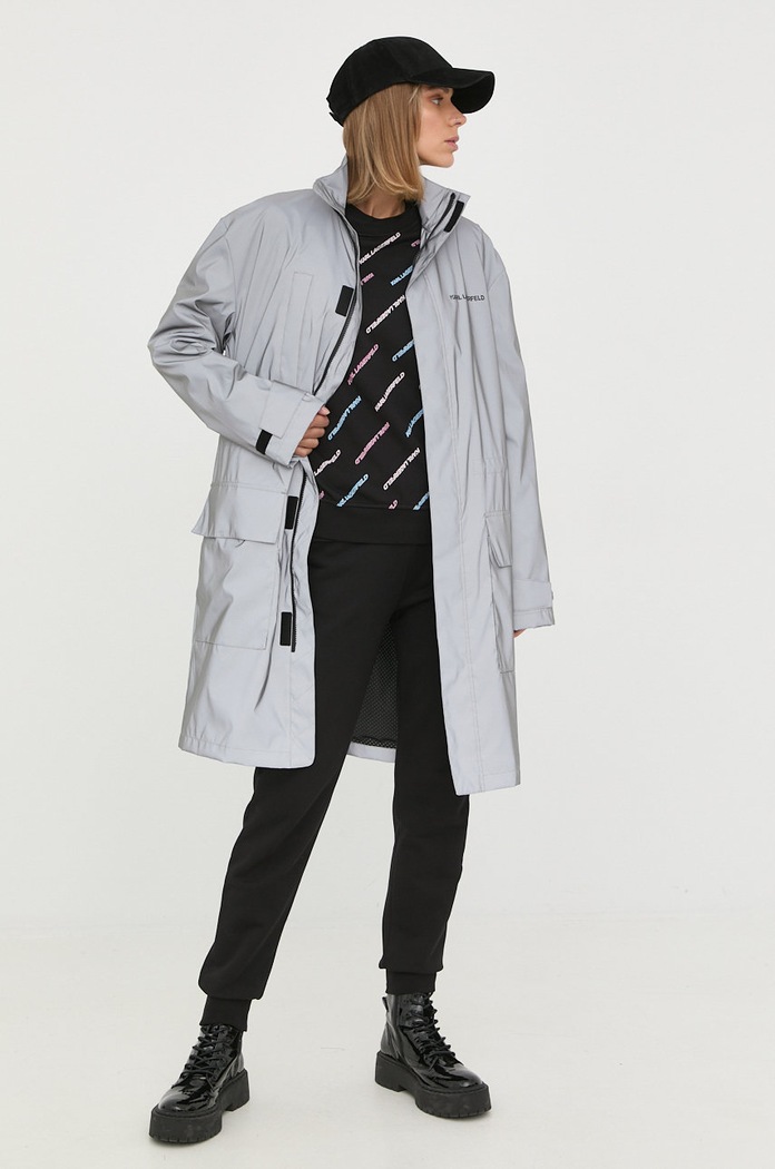 Karl Lagerfeld tricou din bumbac 225W1701 negru AA00