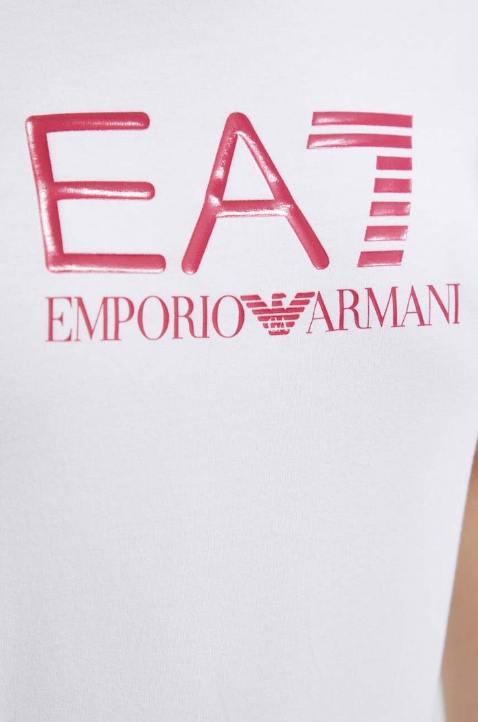 Tričko EA7 Emporio Armani biela 8NTT66.TJFKZ