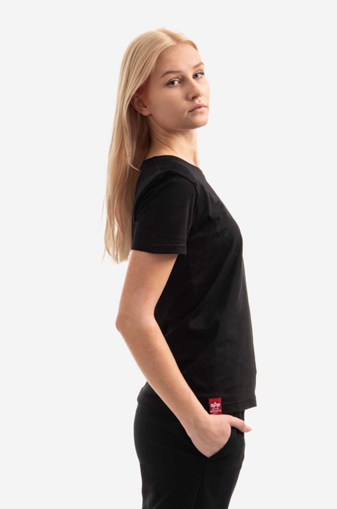 Alpha Industries T-shirt Basic T ML Foil Print 106061.03