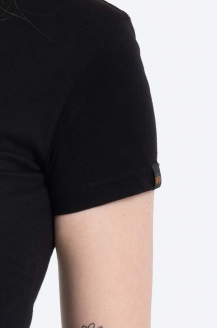 Tricou din bumbac New Basic T Alpha Industries negru 196051.03