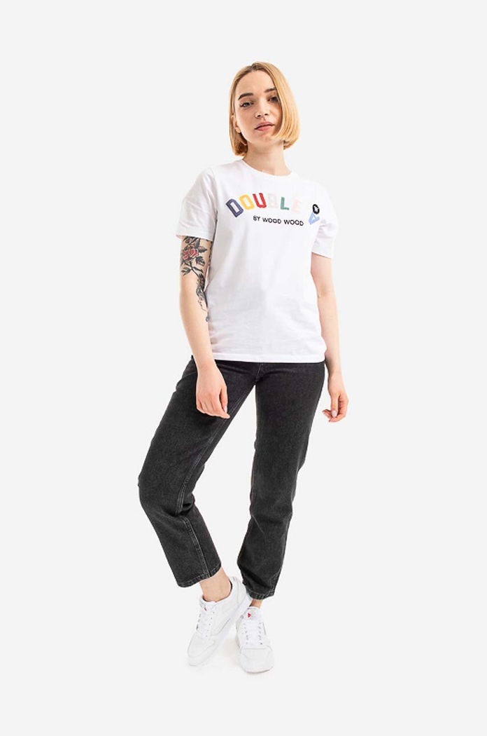 Wood Wood cotton T-shirt Mia Arch T-shirt 10282502.2222 white AA00