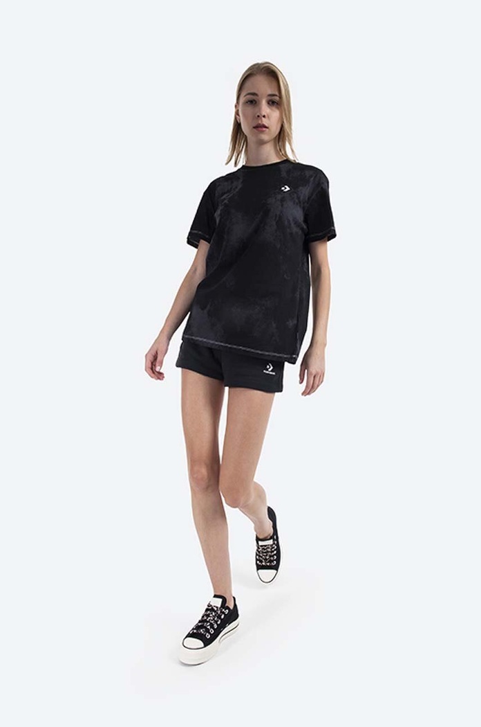 Converse cotton t-shirt 10021466.A01 black AA00
