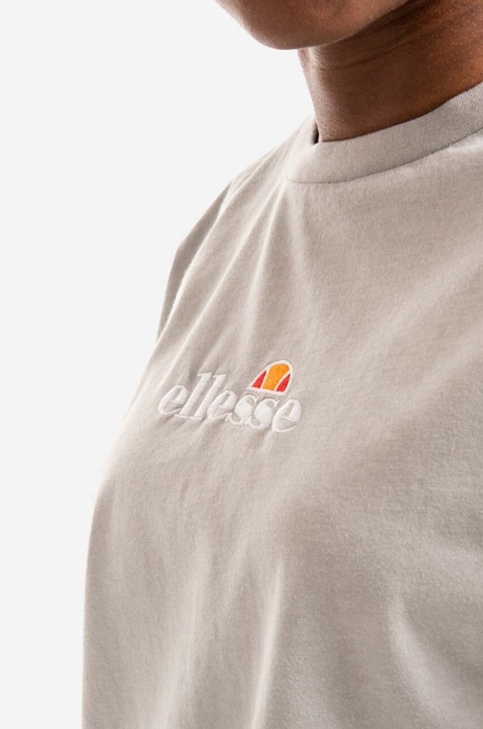 Bavlněné tričko Ellesse šedá SGL13148