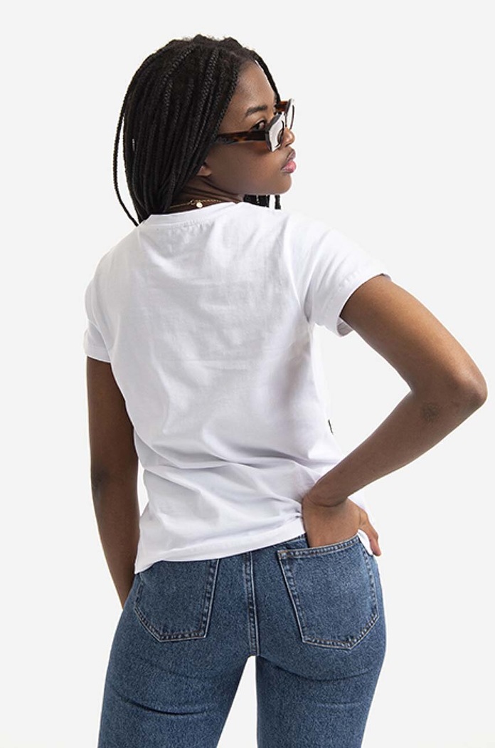 Odzież A.P.C. t-shirt bawełniany Jenny COEAV.F26091 biały