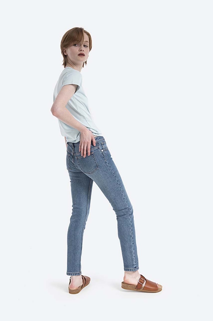 Odzież A.P.C. t-shirt bawełniany Denise COEAV.F26842 zielony