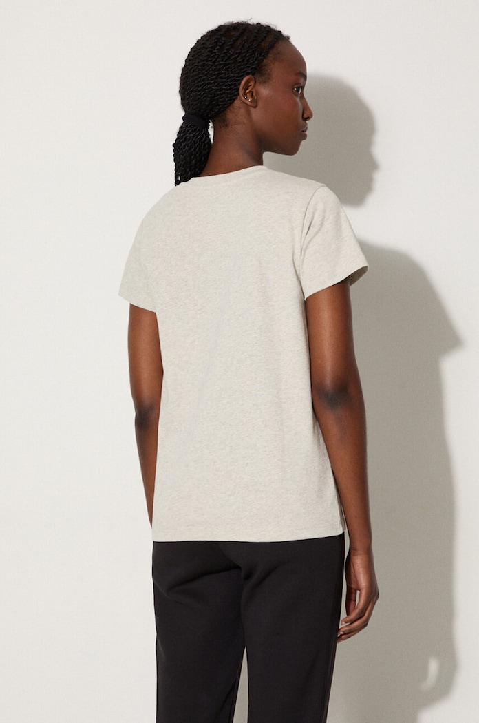 A.P.C. T-shirt bawełniany Denise COEAV.F26842 szary AA00