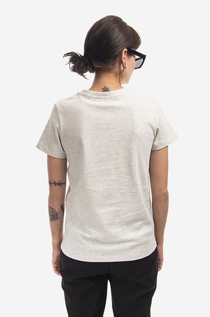 Odzież A.P.C. T-shirt bawełniany Denise COEZC.F26842 szary
