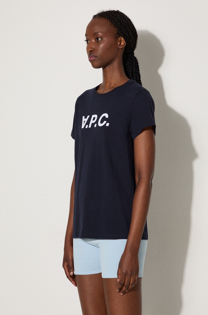Clothing A.P.C. cotton T-shirt VPC Colour COBQX.F26944 navy