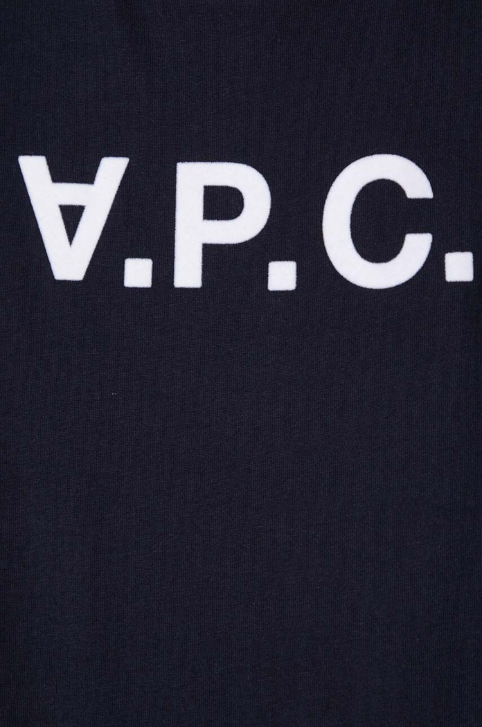 A.P.C. cotton T-shirt VPC Colour COBQX.F26944 navy