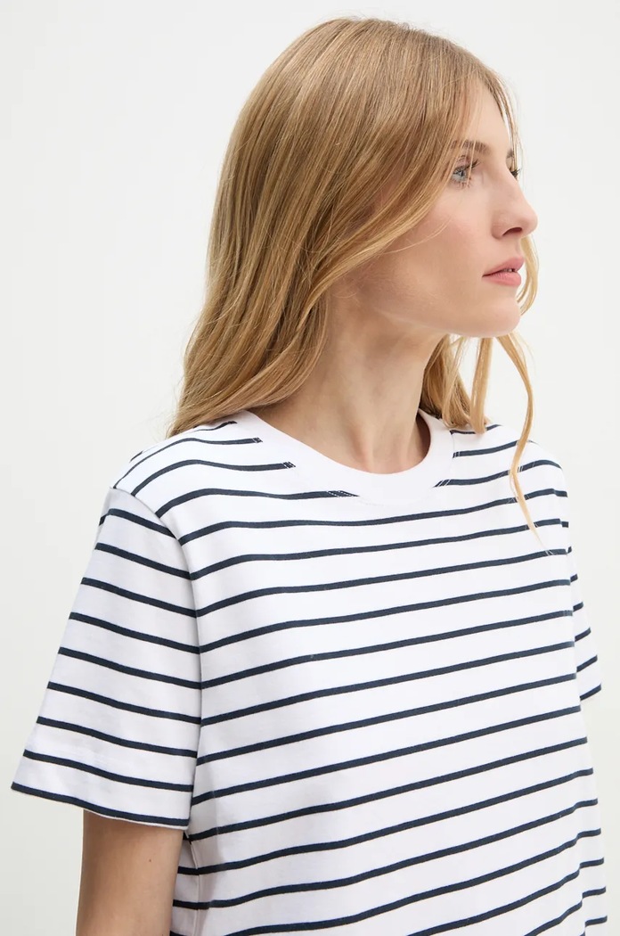 Samsoe Samsoe Tricou din bumbac alb F00012400