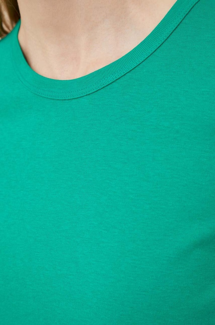 United Colors of Benetton pamut póló 3GA2E16A0.108.. zöld