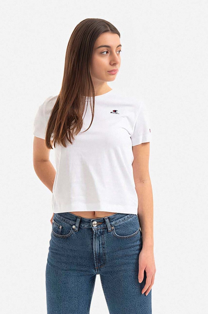 Champion cotton t-shirt regular white 114929