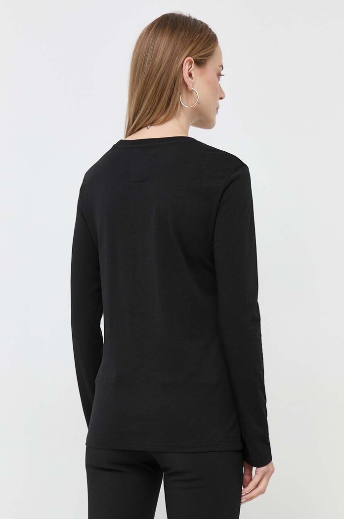 Odzież Armani Exchange longsleeve bawełniany 8NYTLX.YJG3Z.NOS czarny