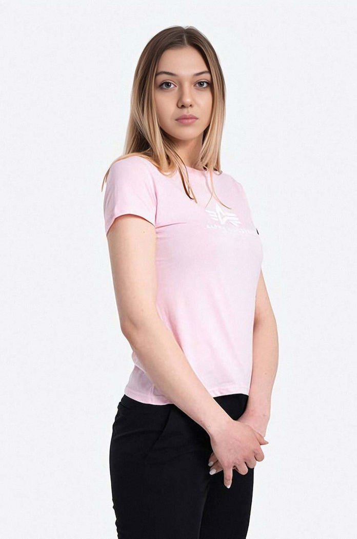 Bavlněné tričko Alpha Industries New Basic T Wmn 196051.491
