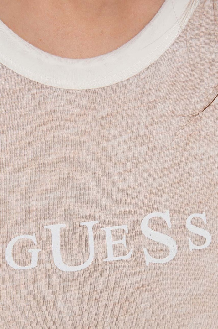 Oblečení Tričko Guess Classic Logo Baby Tee W2BP00KBAX0 W2BP00.KBAX0 bílá