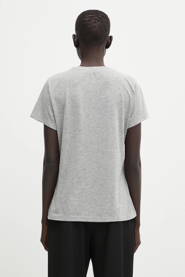 Abbigliamento Samsoe Samsoe t-shirt in cotone F00012050 grigio
