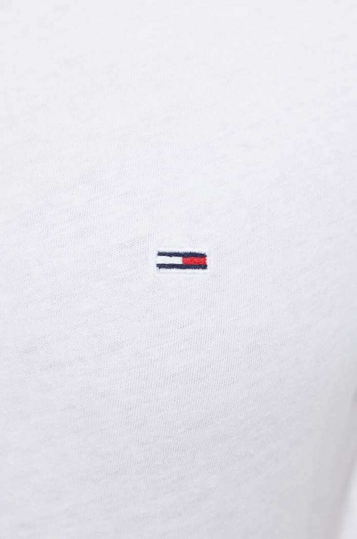 Tommy Jeans t-shirt bawełniany DW0DW14616.NOS biały