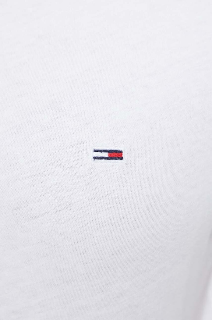 Tommy Jeans t-shirt bawełniany DW0DW14616.NOS biały