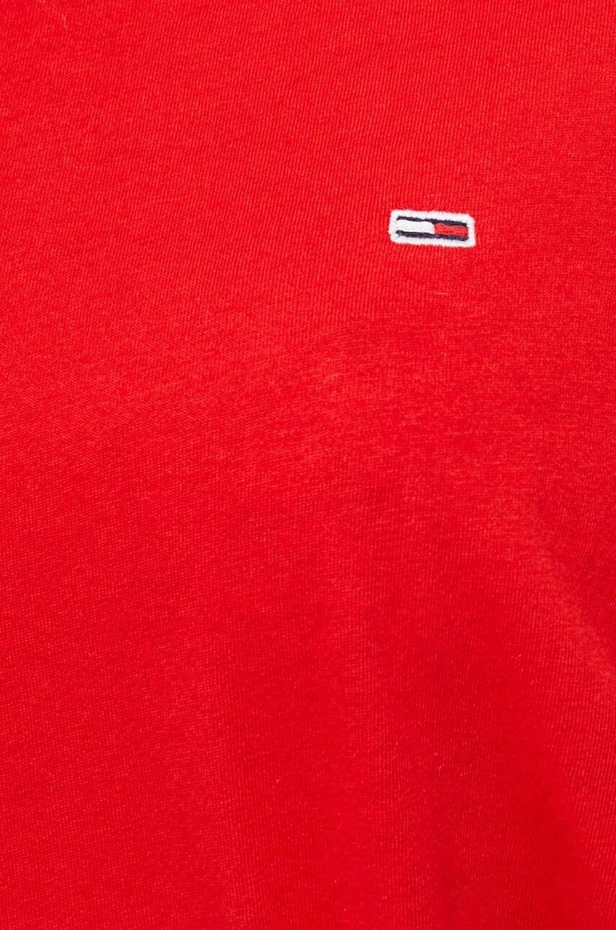 Tommy Jeans tricou din bumbac DW0DW14616.NOS rosu