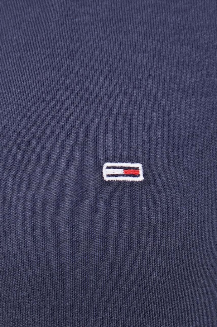 Bavlnené tričko Tommy Jeans DW0DW14616.NOS tmavomodrá