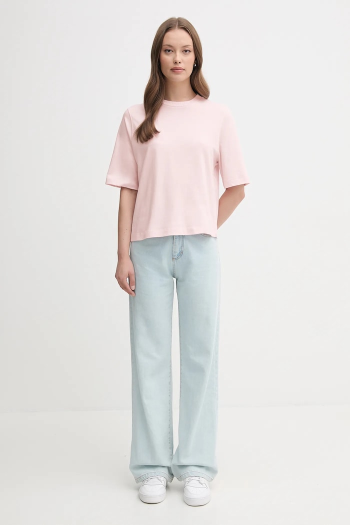 United Colors of Benetton t-shirt bawełniany 3BL0E17G5 różowy AA00