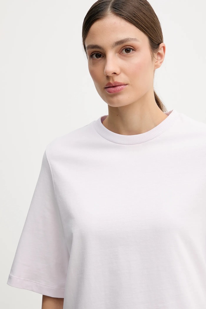Pamučna majica United Colors of Benetton roza 3BL0E17G5