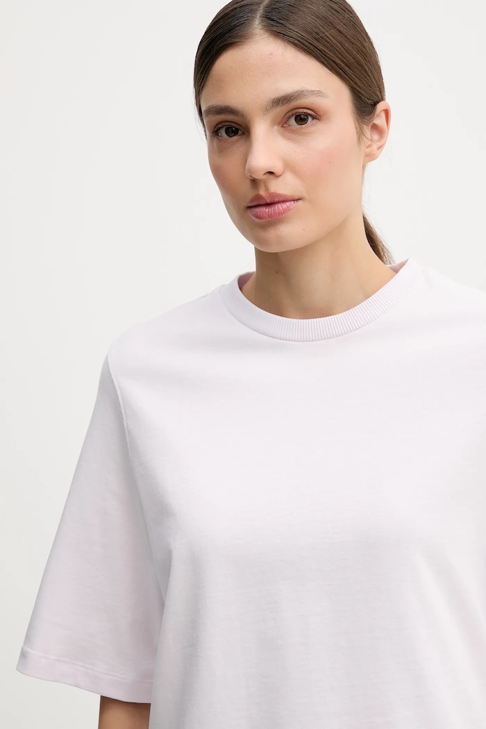 Pamučna majica United Colors of Benetton roza 3BL0E17G5