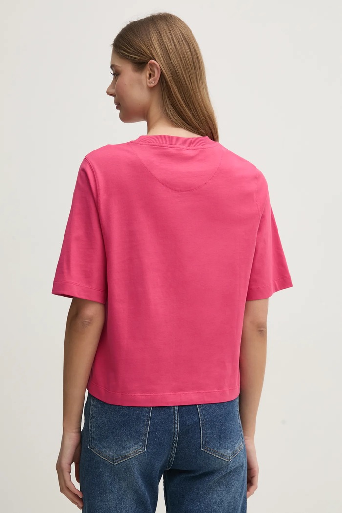 Odzież United Colors of Benetton t-shirt bawełniany 3BL0E17G5 różowy