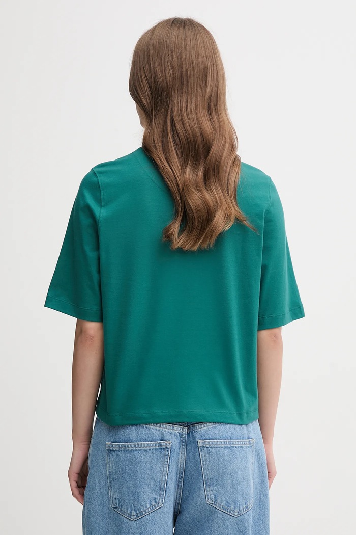 Odzież United Colors of Benetton t-shirt bawełniany 3BL0E17G5 turkusowy