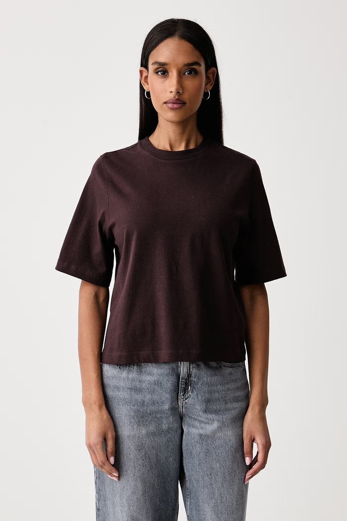 United Colors of Benetton Kratka majica ženska bombažna rjava 3BL0E17G5