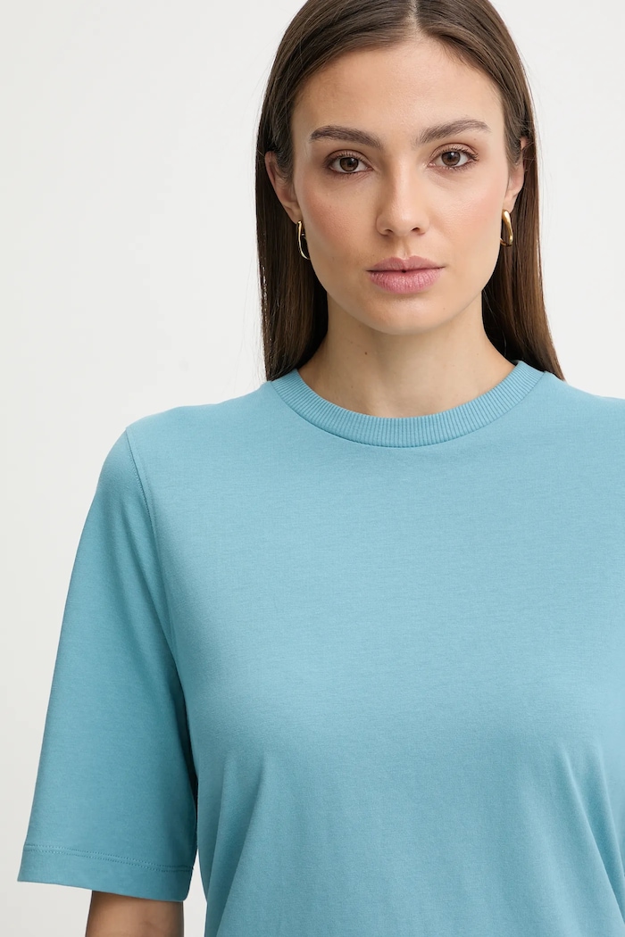 Βαμβακερό μπλουζάκι United Colors of Benetton μπλε 3BL0E17G5