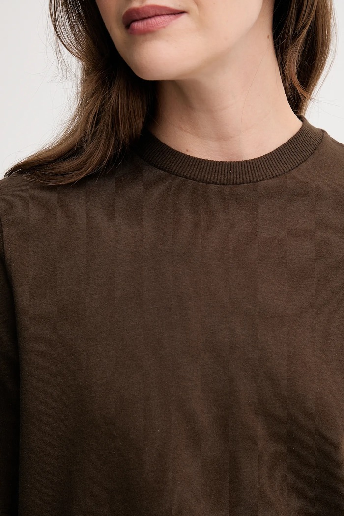 United Colors of Benetton t-shirt bawełniany 3BL0E17G5 brązowy