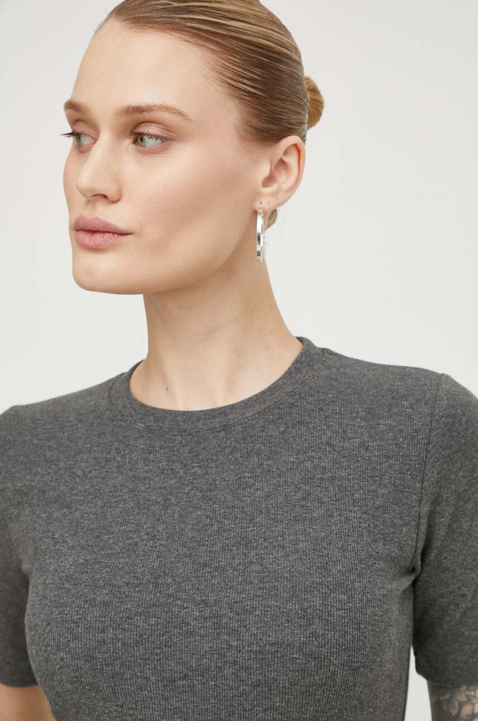 Tricou Samsoe Samsoe F10000005 gri