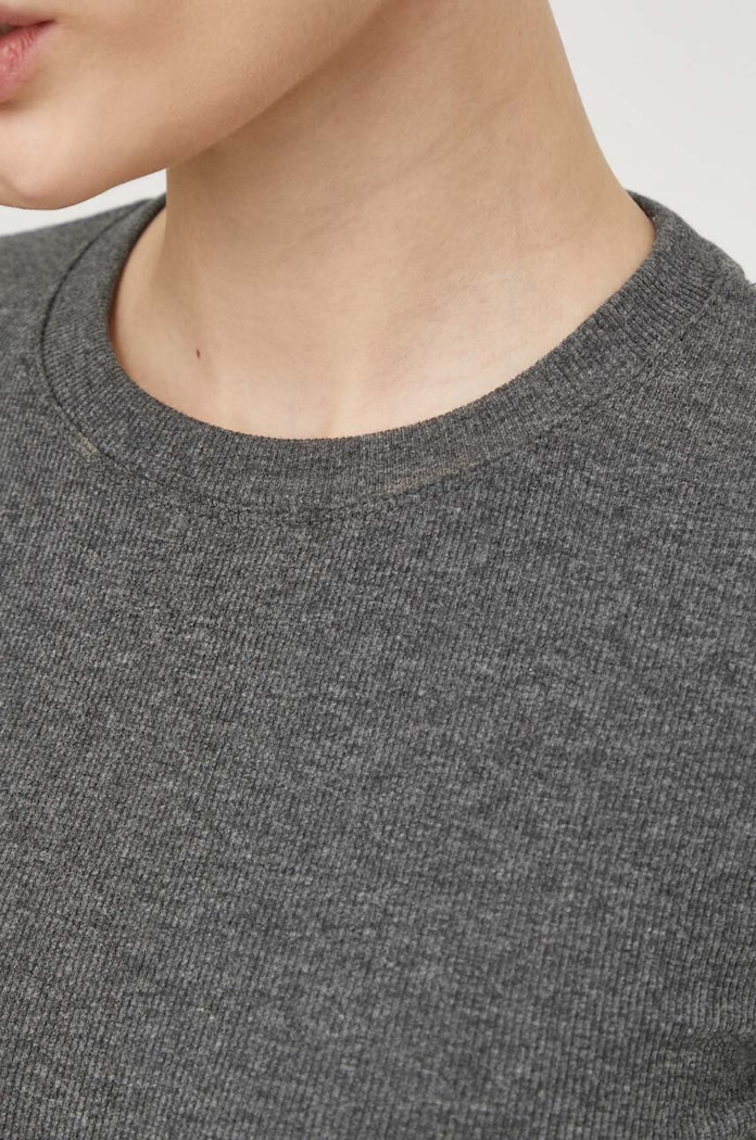 Tricou Samsoe Samsoe gri F10000005