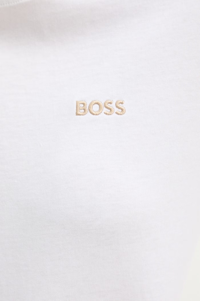 BOSS Orange basic tričko dámske bavlnené C Esogo 1 50506973 biela