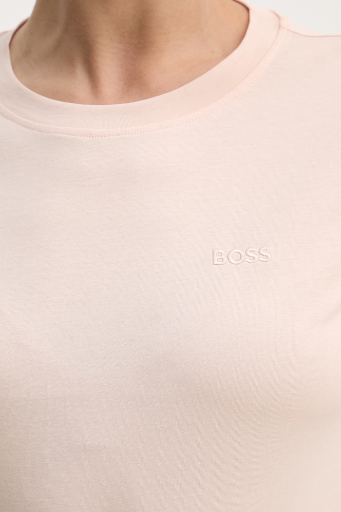 BOSS Orange T-shirt basic damski bawełniany C Esogo 1 pomarańczowy 50506973