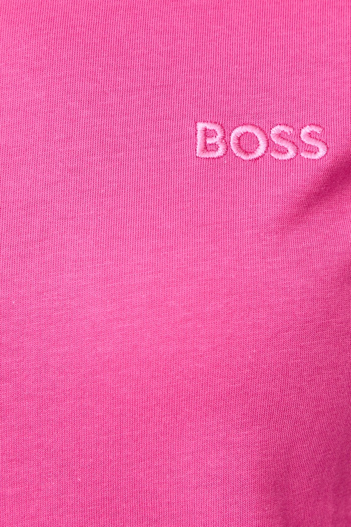 Тениска basic дамска от памук C Esogo 1 BOSS Orange 50506973 розов