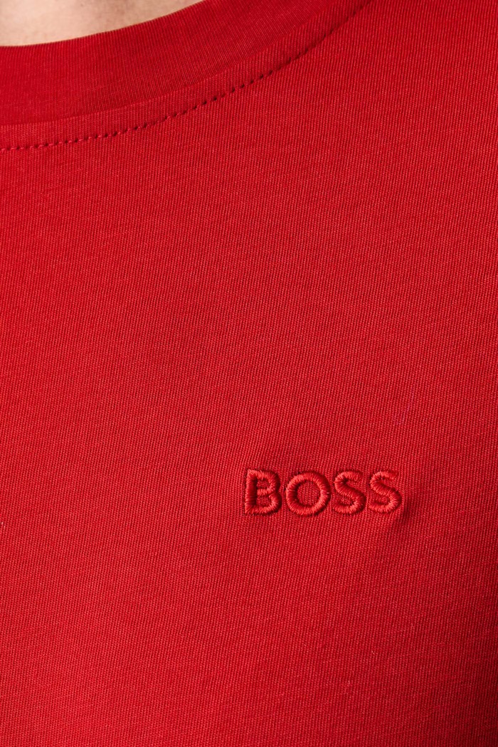 T-shirt basic damski bawełniany C Esogo 1 BOSS Orange czerwony 50506973