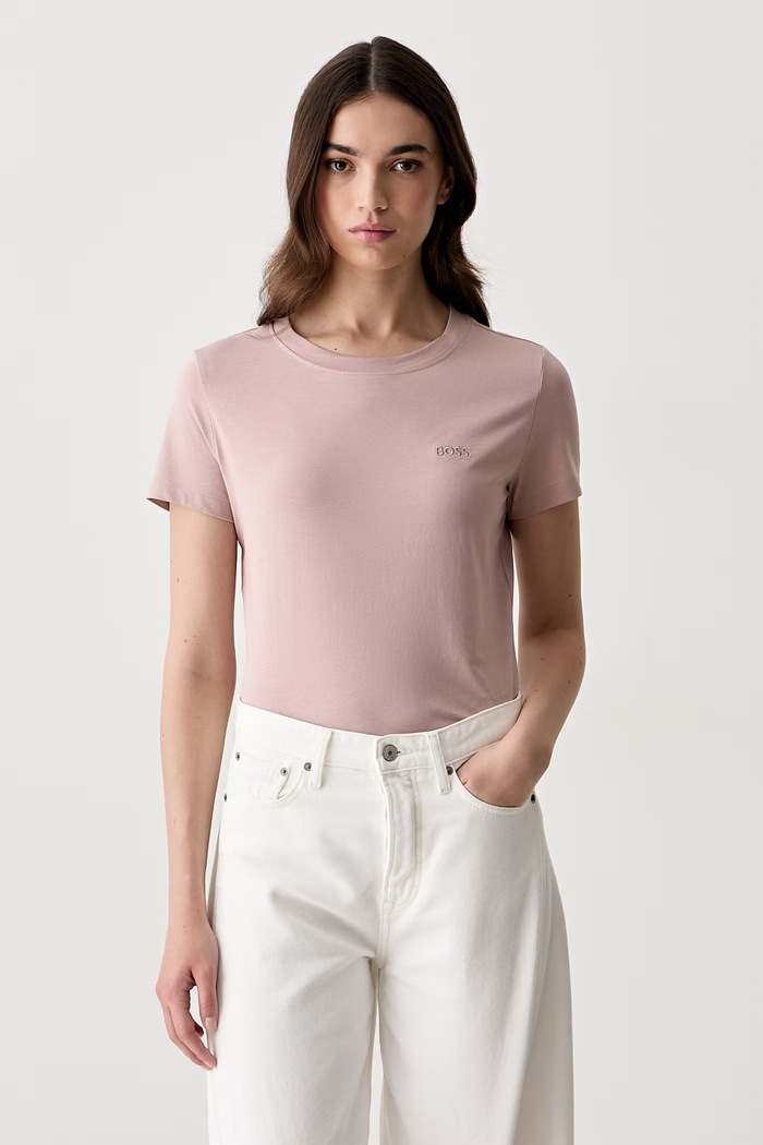 BOSS Orange basic t-shirt γυναικείο βαμβακερό C Esogo 1 ροζ 50506973